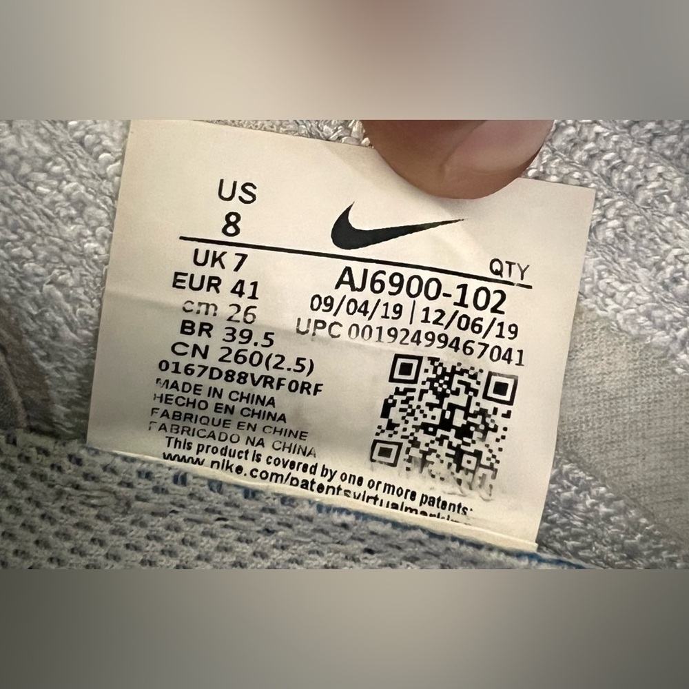 Nike Air Vapor Max Fly knit 3 Women’s Sneakers Size 8 Athletic Shoes - Picture 6 of 7